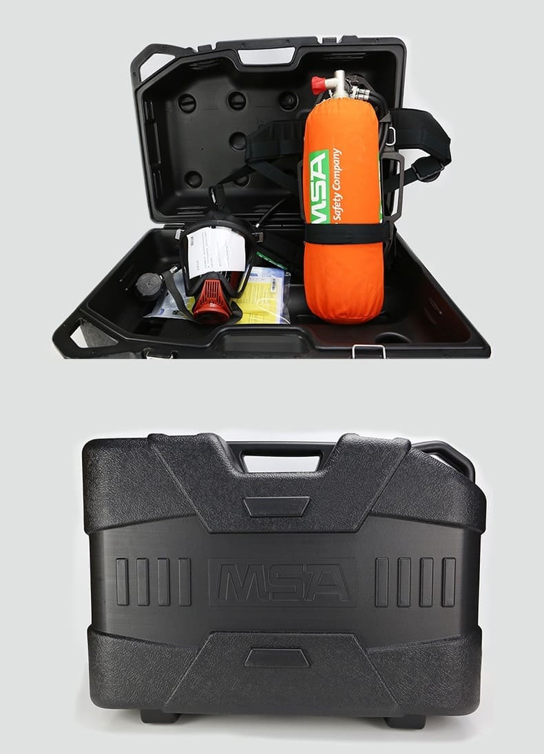 梅思安（MSA） SCBA 10165420 AX2100 空气呼吸器 （6.8L BTIC气瓶、有表、500C减压器、标准报警哨、标准中压管、AX压供阀、UE 面罩、橡胶头带、AX-B61CSSXURB0）